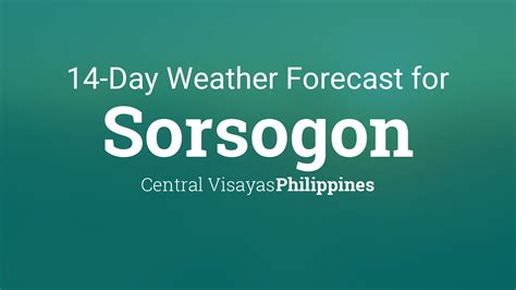 pagasa weather forecast sorsogon|Sorsogon City, Sorsogon, Philippines Weather Forecast.